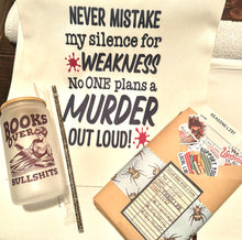 Load image into Gallery viewer, Treat Your Shelf Bundle-Blind Date with a Book, Glass and Tote!
