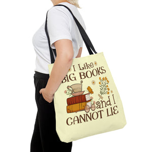 I like big books and I cannot lie tote *FREE SHIPPING*
