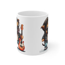 Load image into Gallery viewer, So Cute! Pug Guitar Player Mug *FREE SHIPPING*
