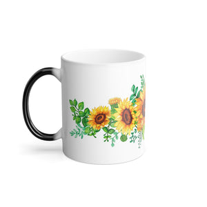 Sunflower Color Morphing Mug, 11oz *FREE SHIPPING*